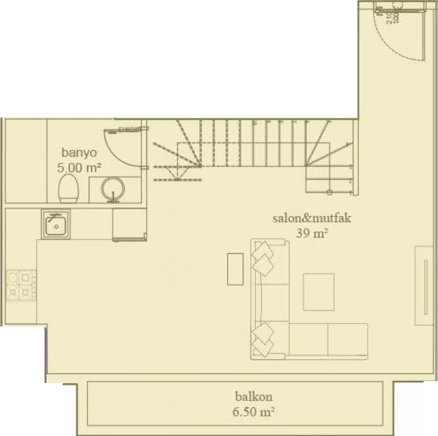 Блок А - 2+1 duplex