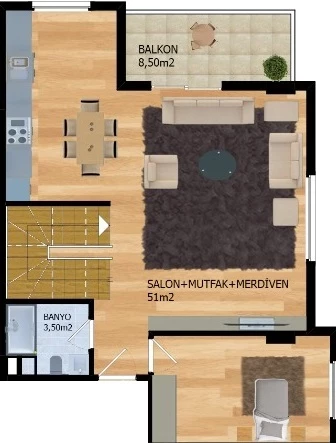 Блок А - 4+1 duplex