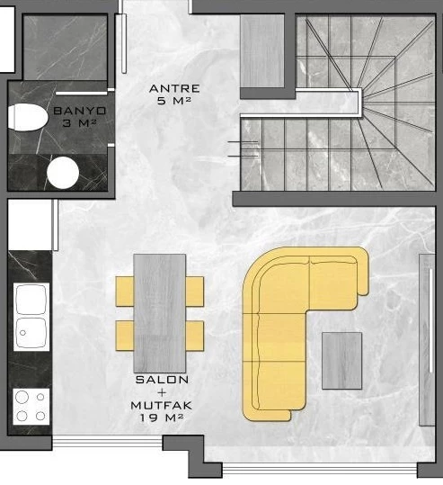 Блок А - 2+1 duplex