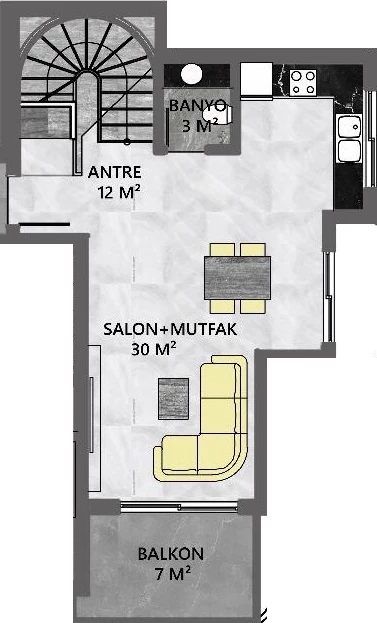 Блок А - 2+1 duplex
