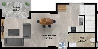 Блок В - 2+1 duplex