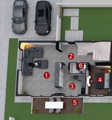 Блок A1 - 4+1 duplex