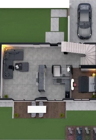 Блок B1 - 4+1 duplex