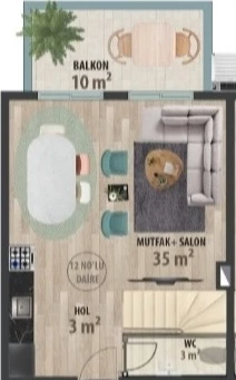 Блок С - 2+1 duplex