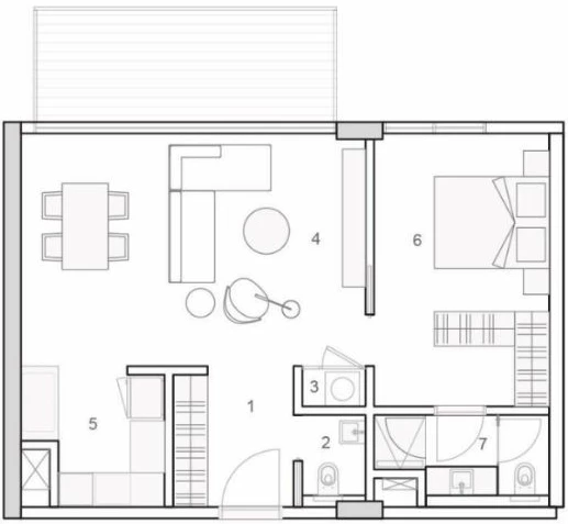 Блок Tersane Apartments - 1+1