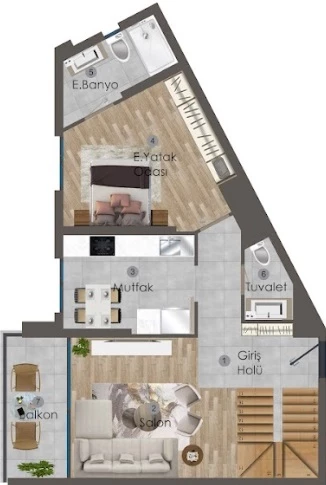 Блок А - 3+1 duplex