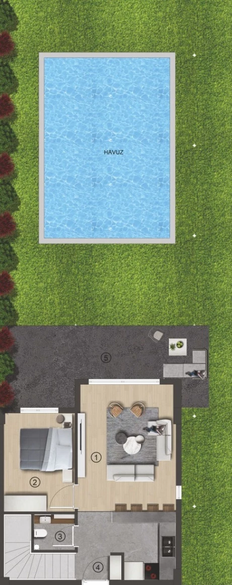 Вилла 10 - 4+1 duplex