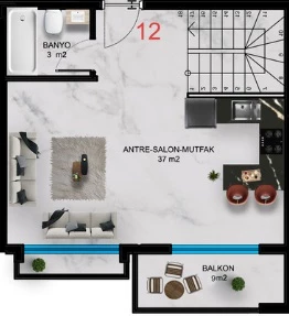 Блок С-2 - 3+1 duplex